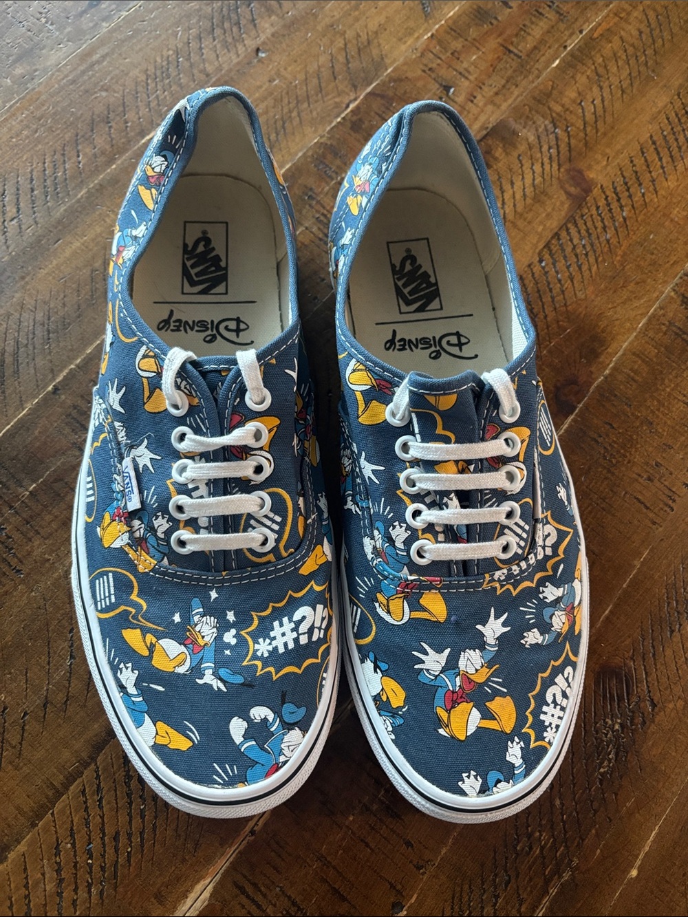 RARA Vans Authentic Disney Donald Suck Shoes Sneakers in Mens Size 11